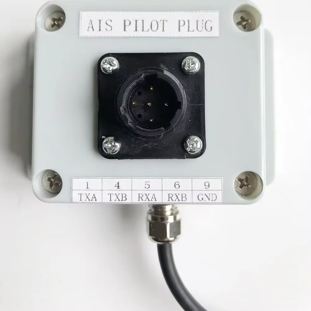 Matsutec NPC-140 Marine AIS Pilot Plug Socket & Miniature Junction Box for Ships 2m Cable