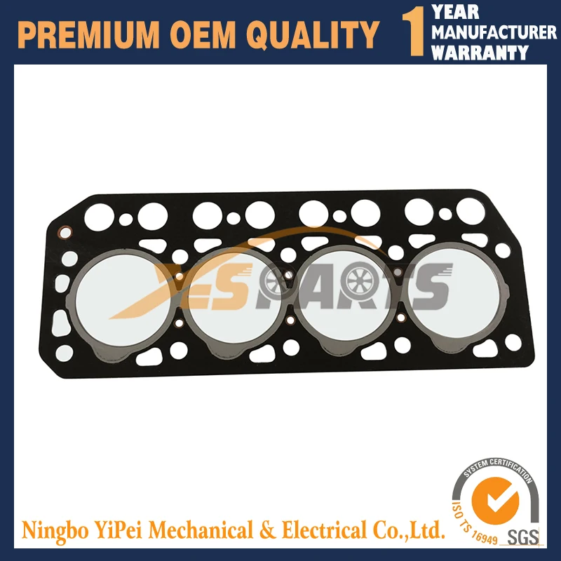 Graphite Head Gasket for Mitsubishi K4D, MT2001, MT2201, MT670, MT670D, Satoh S670