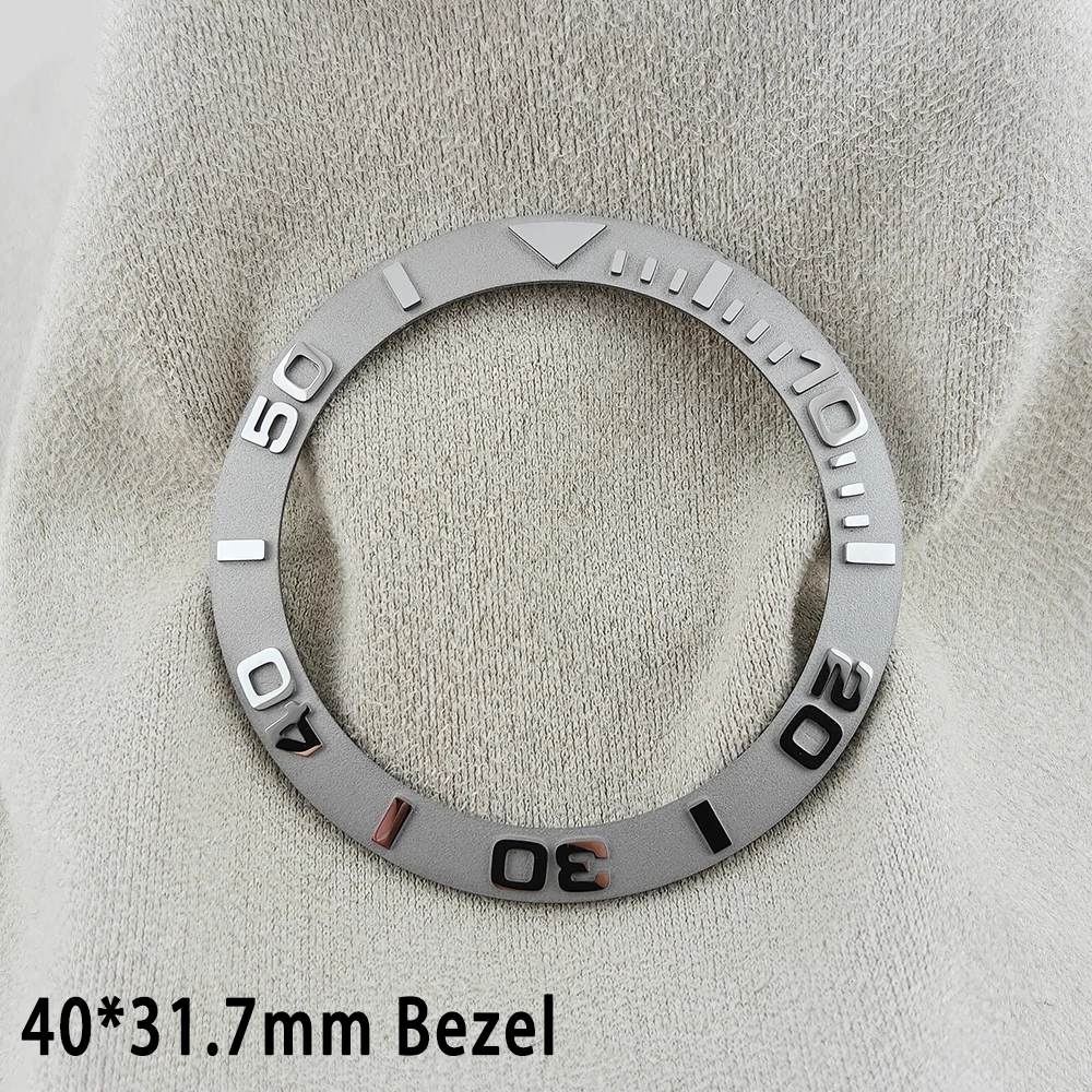 ForgeLink 40mm Lünetteneinlagen GMT Uhrenlünette 40mm * 31,7mm Keramik-Lünetteneinlage Passend für 42mm bis 44mm Taucheruhrengehäuse Uhrenring – Detail 8