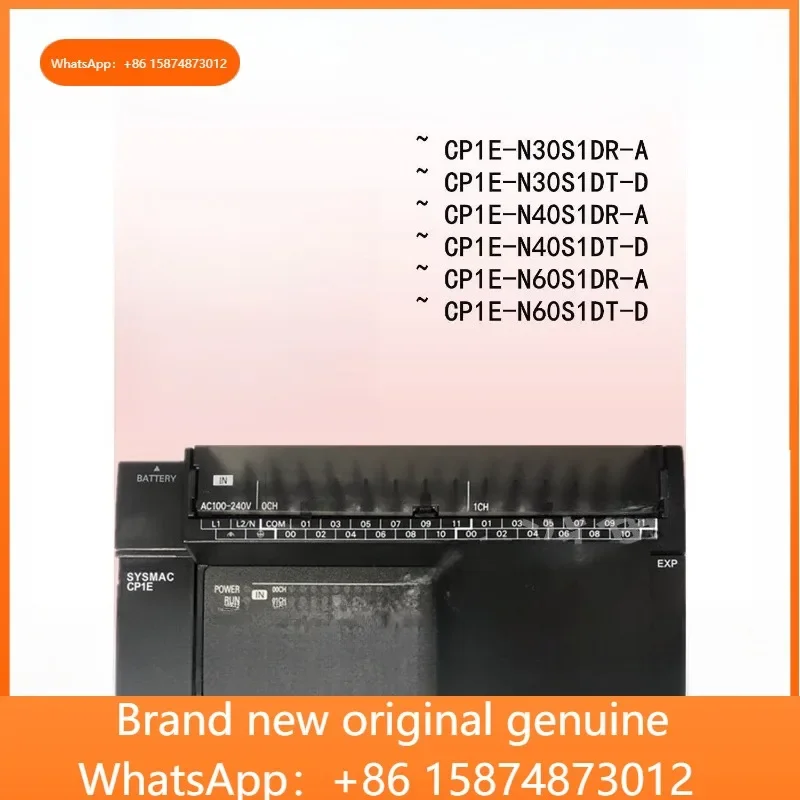 

PLC CP1E-N30S1DR-A/N30S1DT-D/N40/DT/N60/NA20DT-D/CPUY1