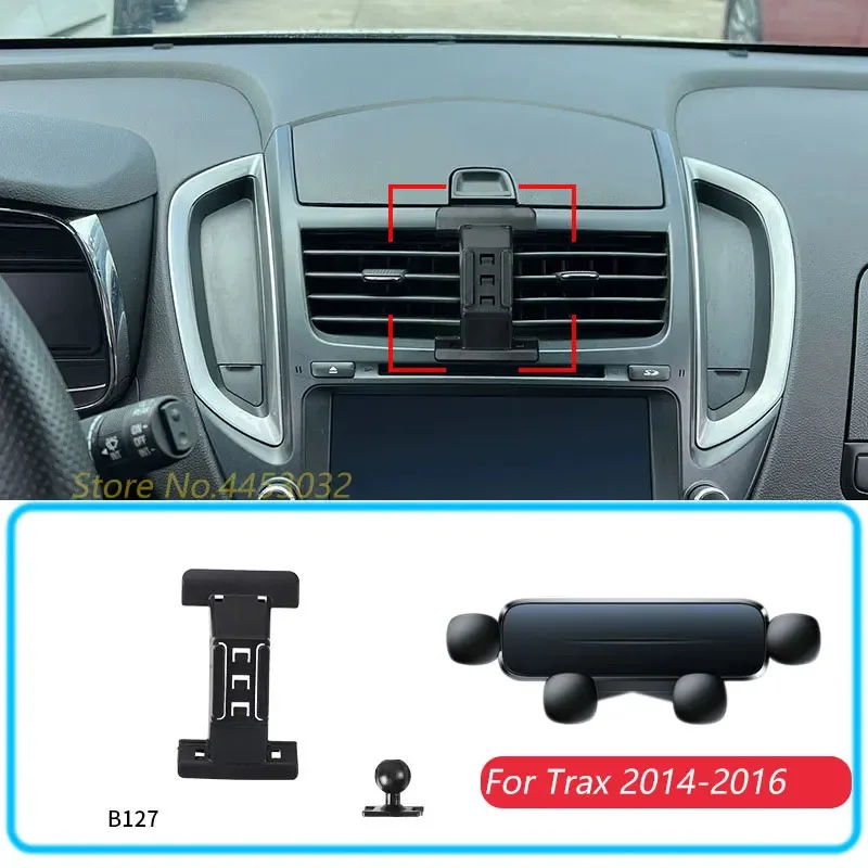 

Car Phone Holder For Chevrolet Trax 2014-2016 Gravity Stand Mount Support Horizontal GPS Mobile Bracket Accessories With Base