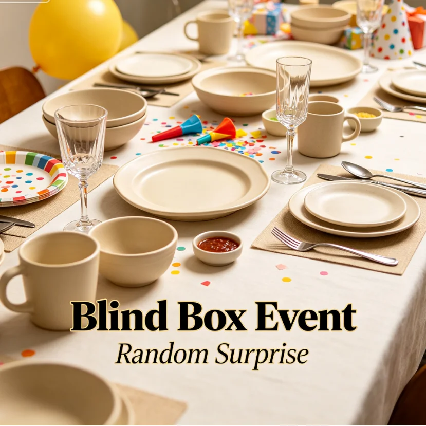 Random Home Table Accessory Blind Box, Exquisite Unrevealed Dining Supplies, Perfect to Refresh Your Kitchen and Create Charming Table Scenes