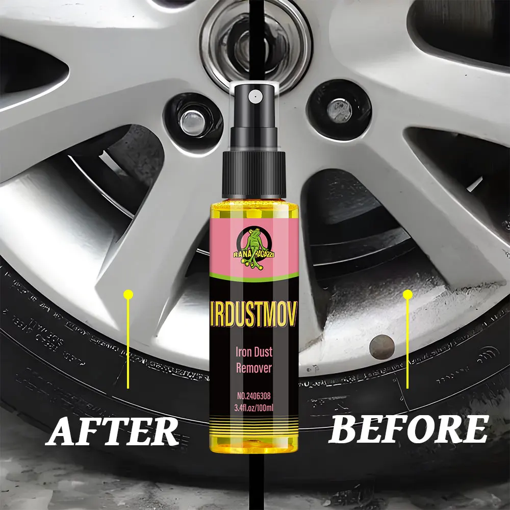 Iron Dust Remover Car Wheels & Paint Iron Powder Remover Rust Remover Car Supplies Cleaner Oxide Layer Cleaner RG308