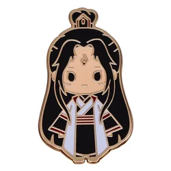 Anime The Scum Villain's Self-Saving System Luo Binghe Badge Lapel Pin Alloy Brooch Unisex Backpack Clothes Jewelry Cosplay Prop