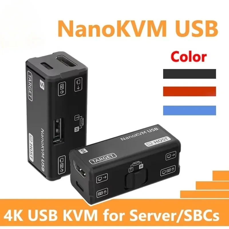 

Sipeed NanoKVM-USB NanoKVM USB Tool-Kit Option Finger-sized 4K USB KVM for Server/SBCs