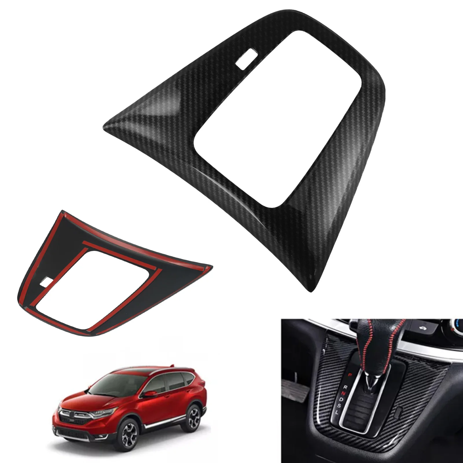 

Gear Trim Shift Panel Cover Accessories Car Easy Installation Look Parts For Honda For CRV 2012-2016 Long Lasting