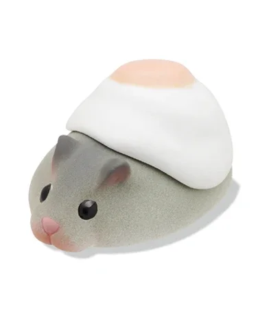 Original Kawaii Kitan Club Gashapon Figure Poached Hamster Eggs Mini Animal Figurine Anime Desktop Decor Capsule Toys