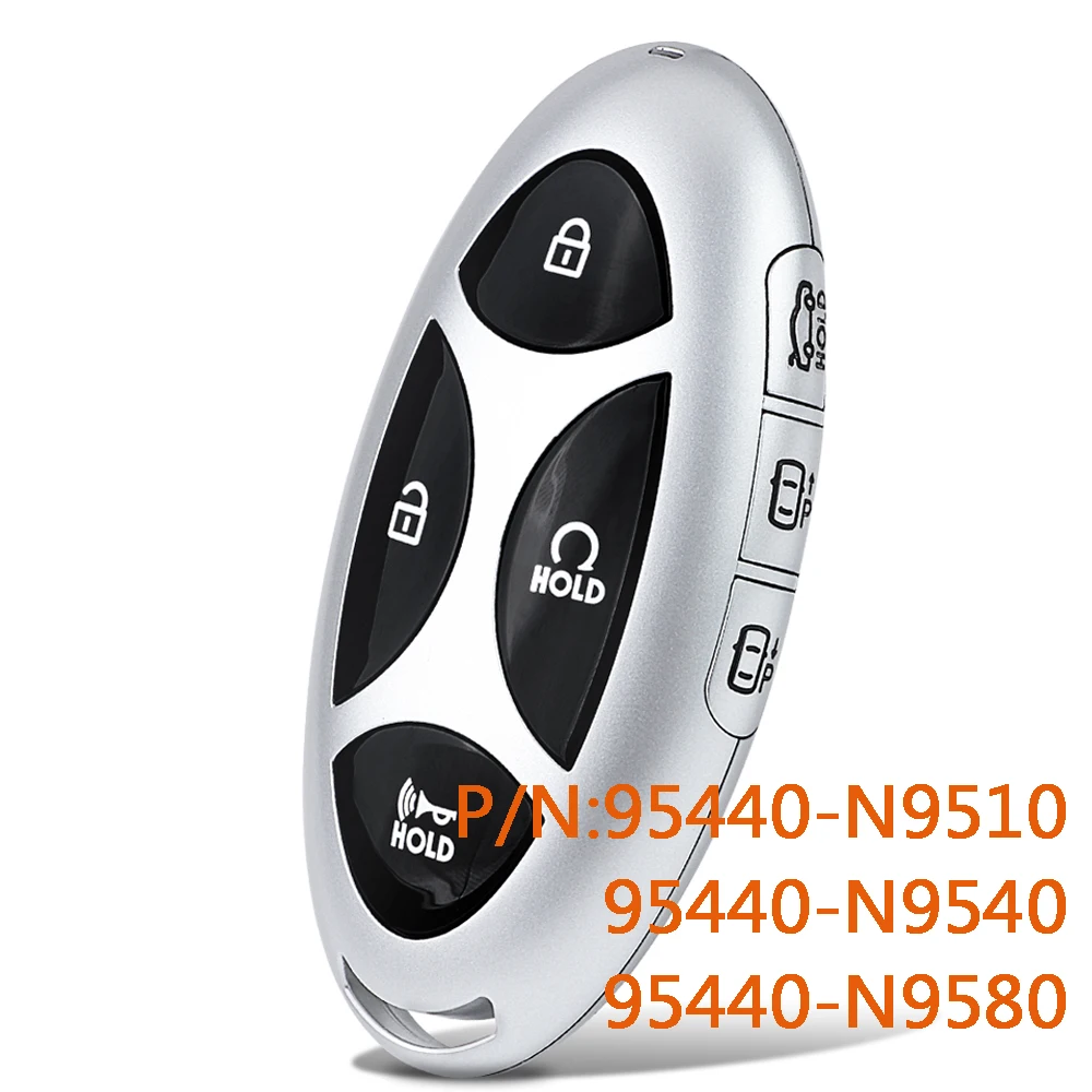 

KEYECU 95440-N9510 Умный дистанционный автомобильный брелок для Hyundai Tucson 2023 2024 2025 433 МГц TQ8-FOB-4F61M43 4A чип
