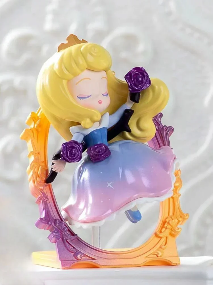 Disney Princess Chase A Dream Series Caixa cega, Figuras de ação Anime, Caixa Adivinha Surpresa, Brinquedos fofos, Modelo de desenho animado, Presente ornamentos