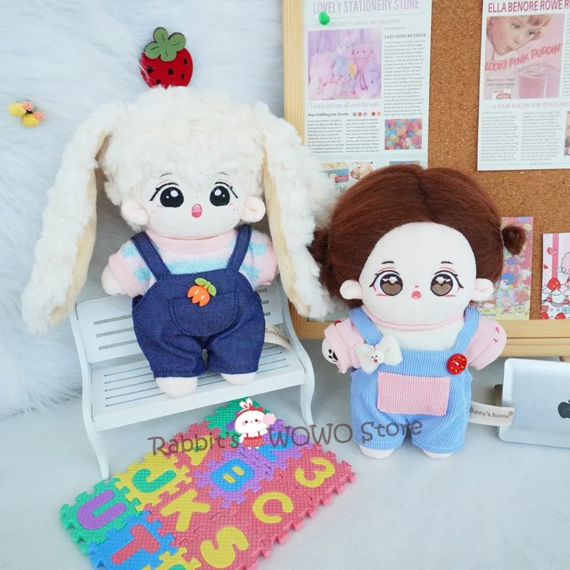 Doll Clothes for 20cm Idol Doll Outfit Accessories Knit Dress Hoodie Overall Maid Clothing Gauze skirt for Super Star Dolls Toys