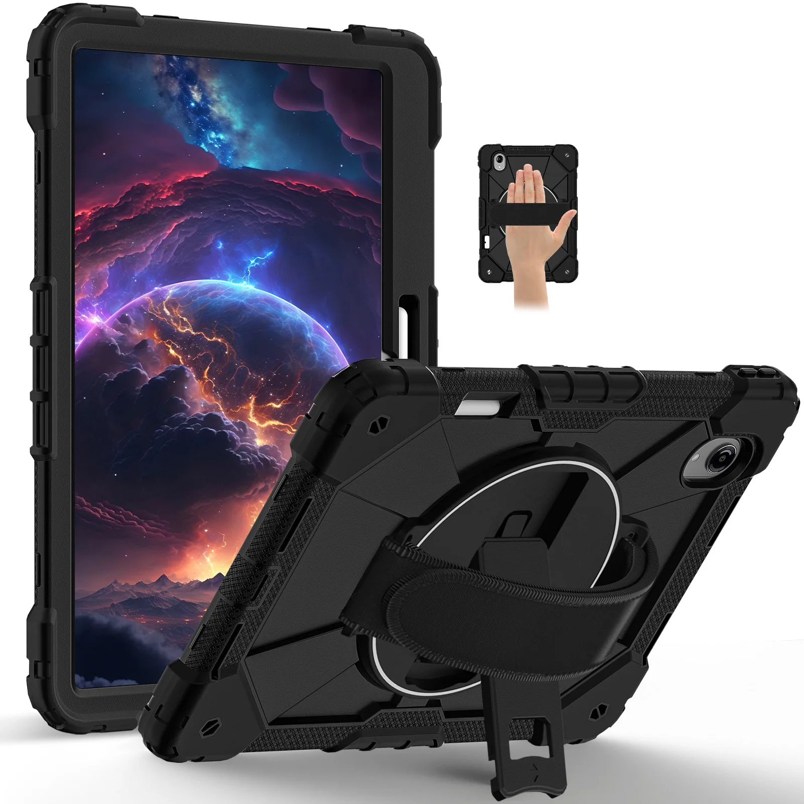 Rotation Stand Case For Lenovo Idea Tab Pro Gen 2 TB390 Xiaoxin Pro 13 GT Case Pencil Slot Heavy Duty Shockproof Thick Cover