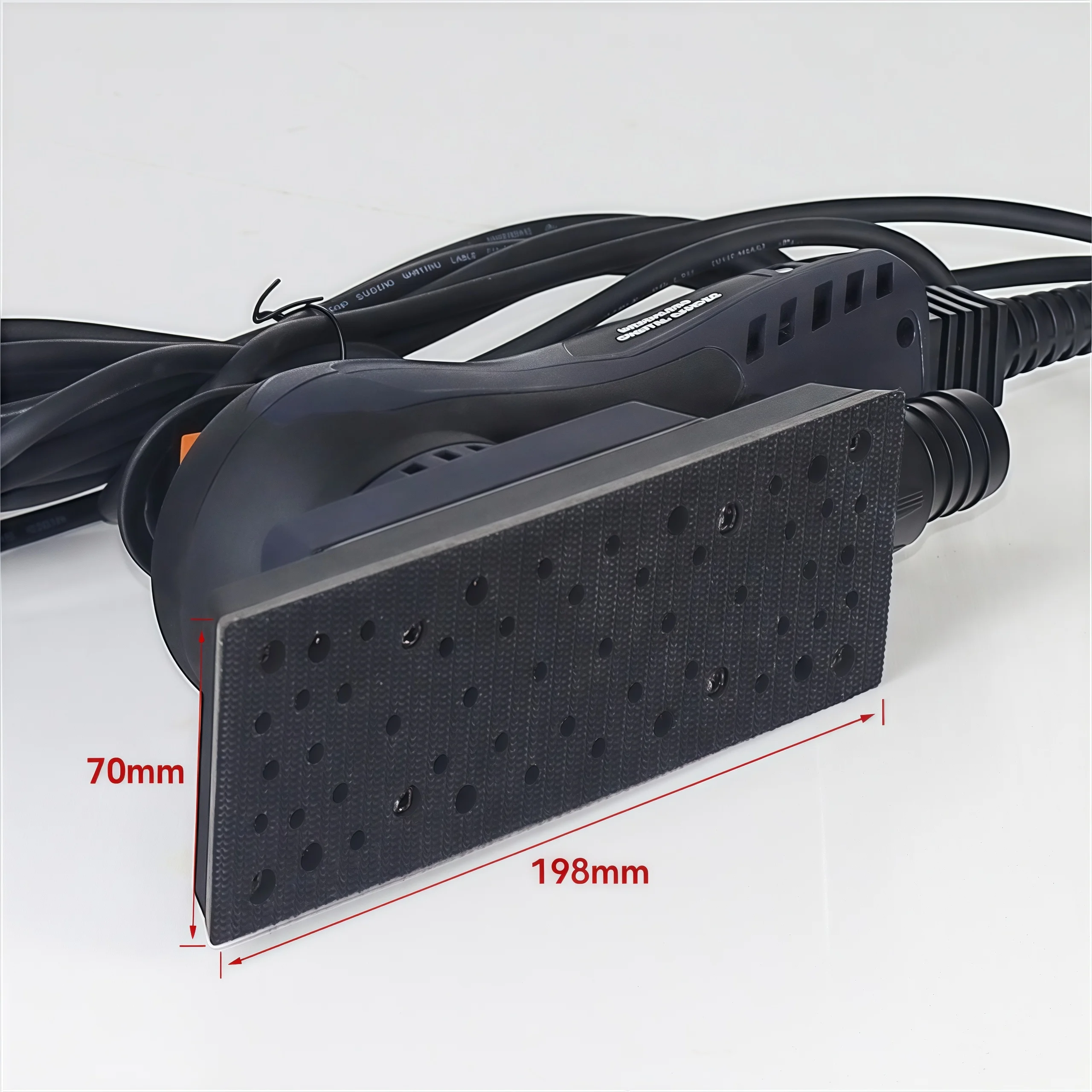 350W High Quality Electric Square Mini Sander 70x198mm Brushless Sanding Machine Power Orbital Car Polishing Machine