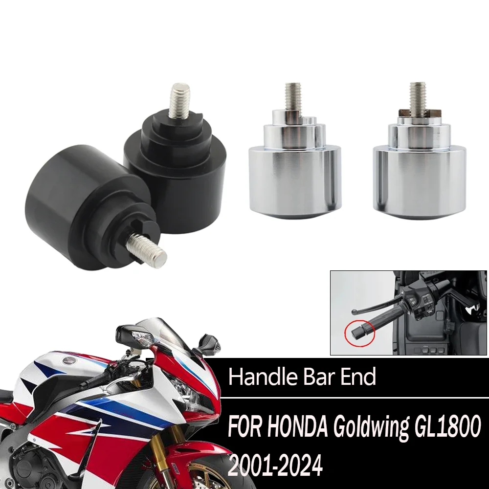 

GL 1800 For HONDA GOLD WING GL1800 Motorcycle otorcycle Handle Bar End Weight Handlebar Grips Cap Anti Vibration Silder Plug