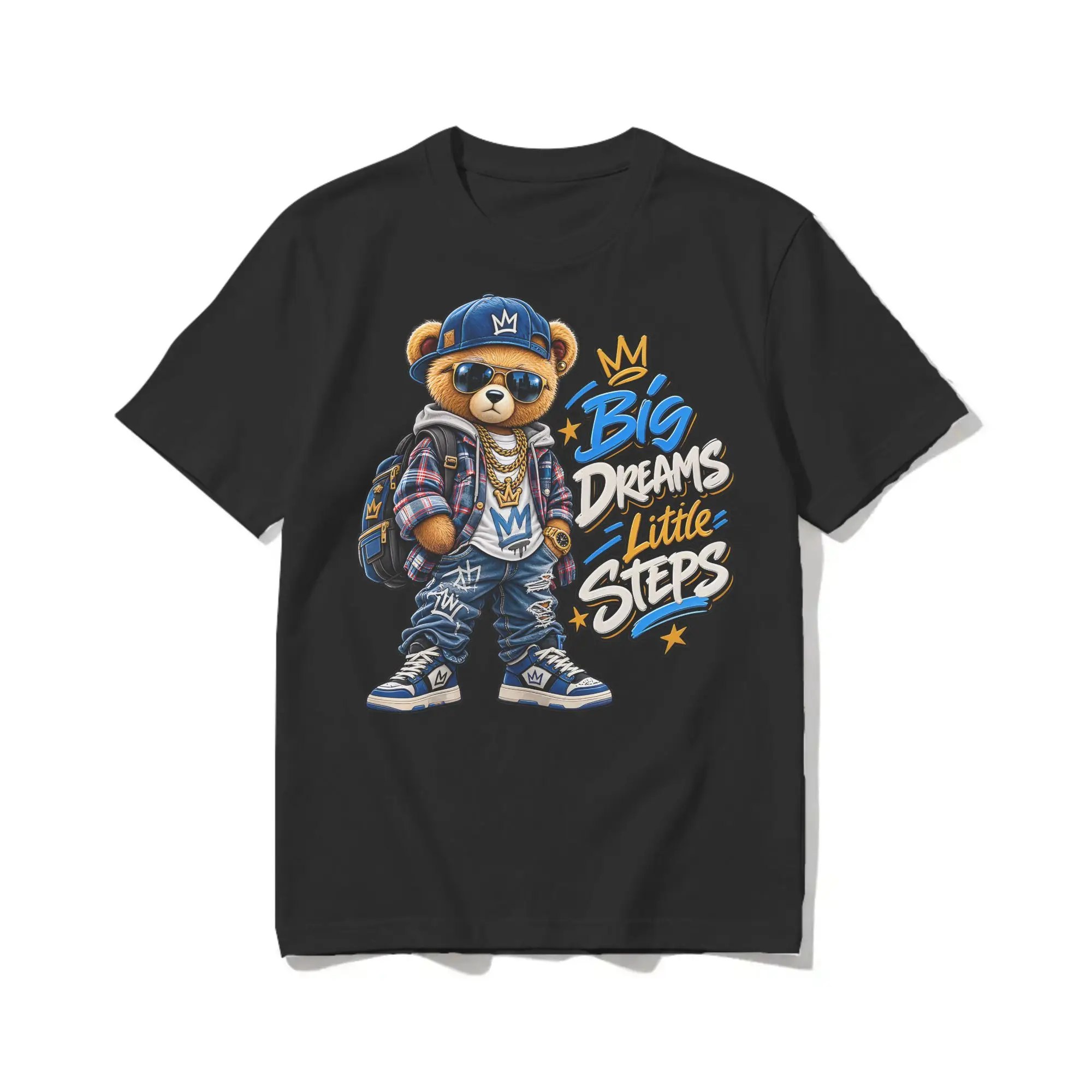 Men Women's T-Shirt Bncmap Bear BIG DREAMS Brooke & Connor Funny Cotton Tees Short Sleeve  T Shirts Round Collar Clothing 5XL
