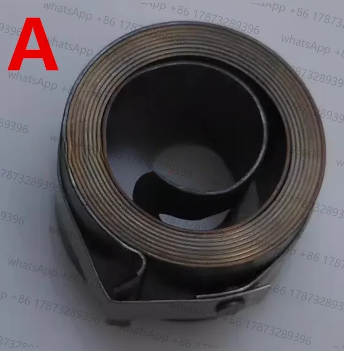 Milling Machine Parts Feed Handle Spring Machine Tool Reset Coil Spring clip+BASE No 3/4/ 5