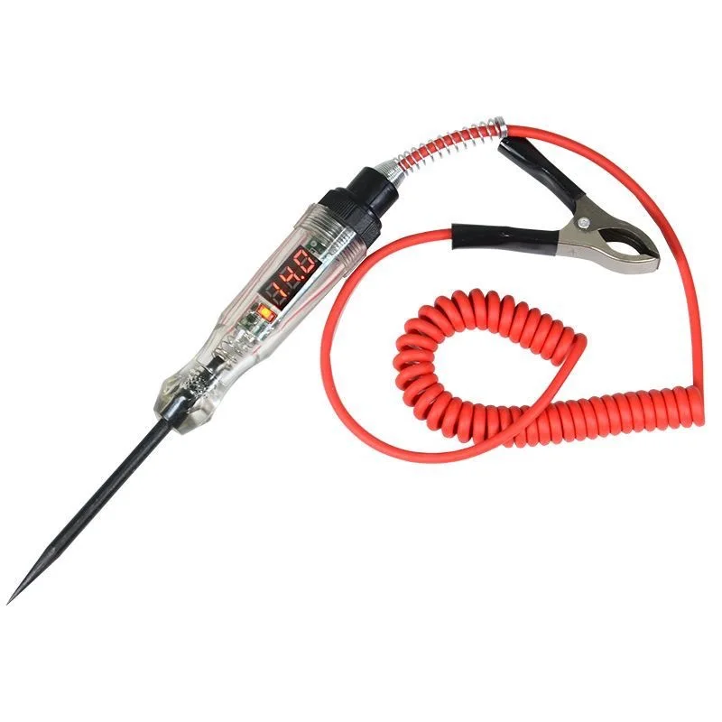 

Car Truck Voltage Circuit Tester Auto 12V 24V Tools Car Diagnostic Probe Test Pen Light Bulb Electric Measuring Pen Tools