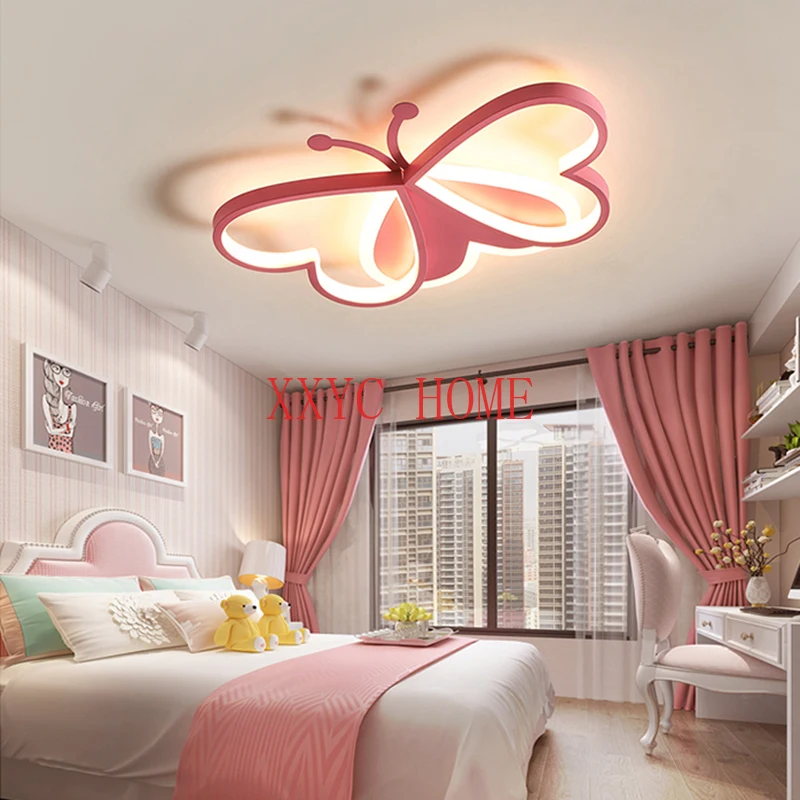 Lighting LED Zhongshan Lamps Eye Protection Bedroom Ceiling Lamp Simple Modern Creative Girl Children's Light