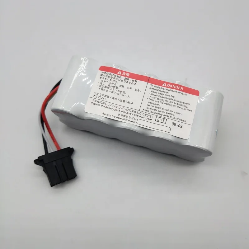 NKB-301V RHINO POWER HIGH CAPACITY BATTERY FOR NIHON KOHDEN X065 YZ-024H9 SB-551V HHR-30PF25 HRX 23/43 TEC-7631 Battery Pack