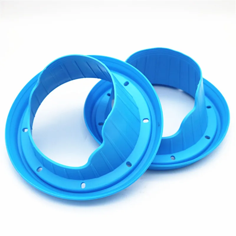 2PCS Silicone Soft Car Audio Modification 6.5 Inch Speaker Waterproof Cover Sealing Shockproof Soundproof Rain Cover Gasket