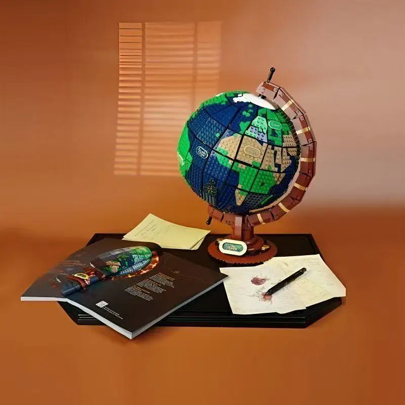 

21332 The Globe Creative Earth Model with Moc Bricks 21332 Building Blocks Ideas Sets Holiday Halloween Christmas Birthday Gifts