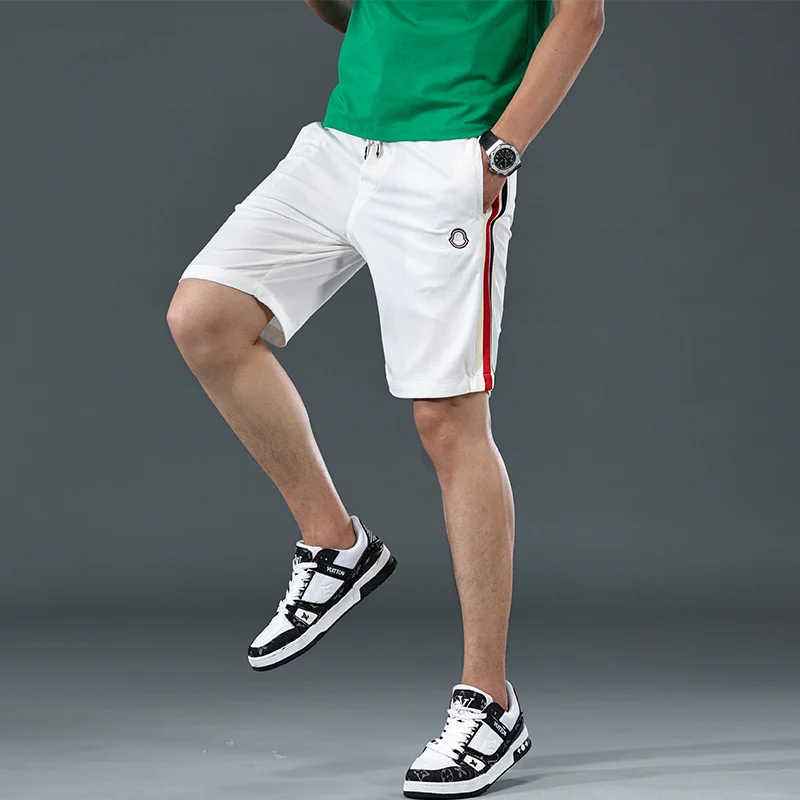 

Casual Running orts Men's Summer Beachwear Loose Fit Five Inches Spor Comfortable Breathable Polyester Cotton Blend