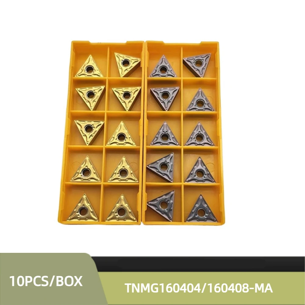 

10PCS TNMG160404 TNMG160408 MA UE6020 US735 VP15TF NANOBLUE External Turning Tool High Quality Lathe Tool Turning Insert