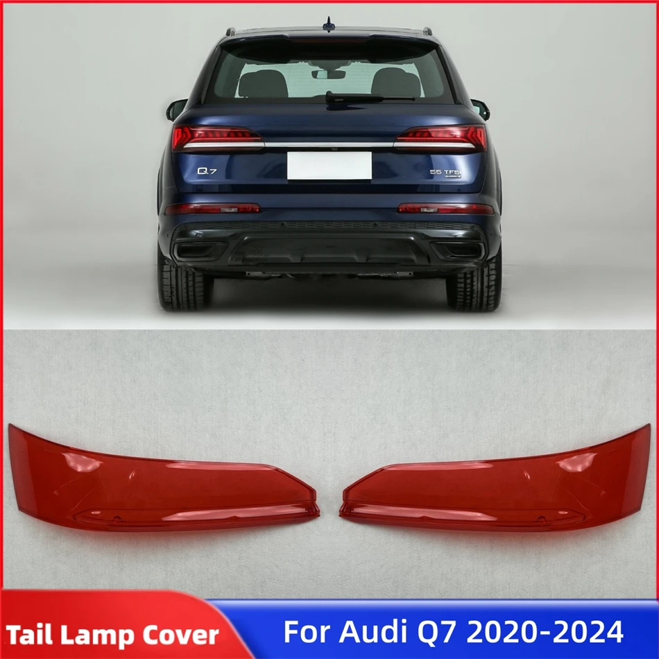 

Для Audi Q7 2020 2021 2022 2023 2024 автомобильные аксессуары для задних фонарей, аксессуары для автомобилей, задний фонарь, линза, стеклянный корпус