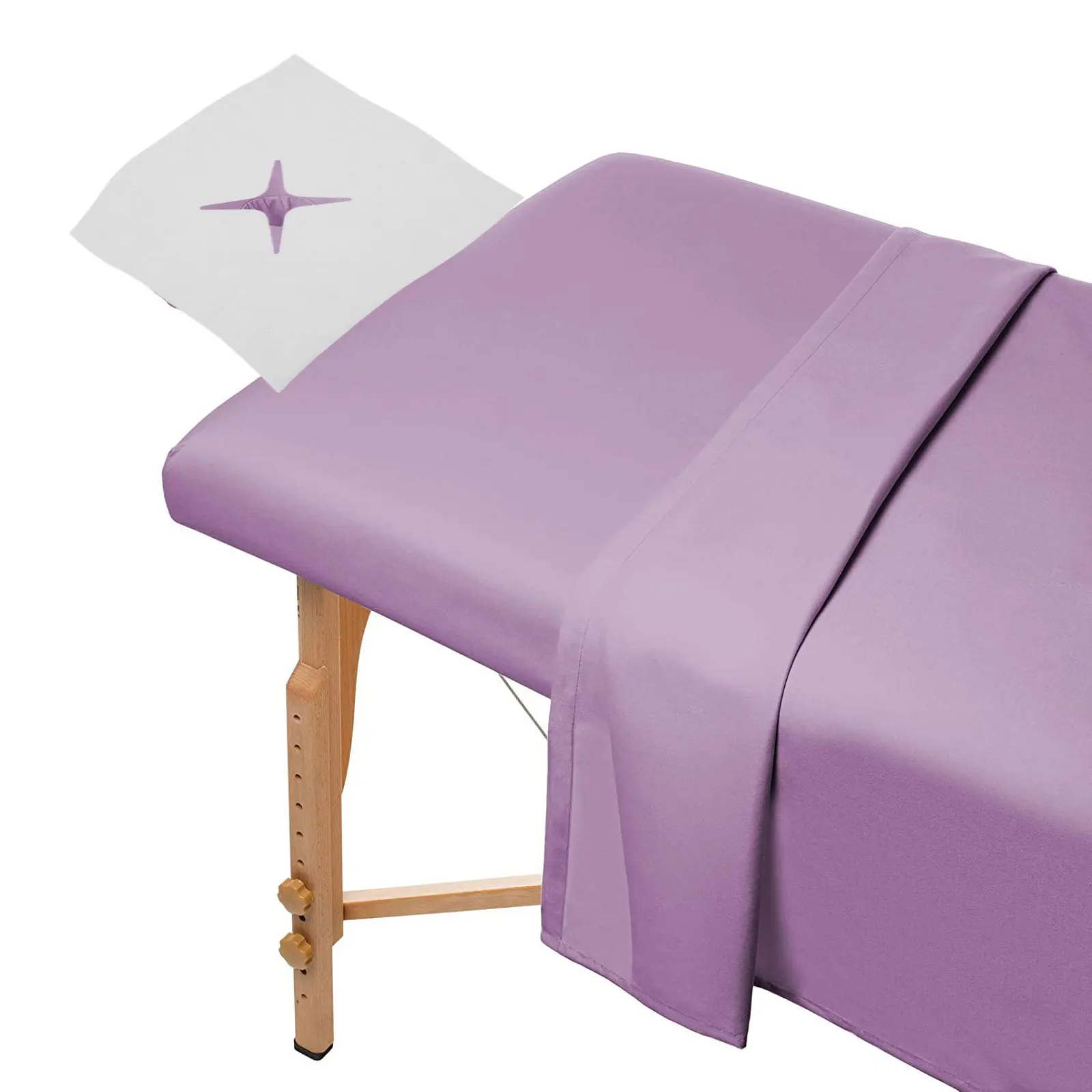 

FOMIYES 100pcs Disposable Covers Hygienic Non Woven Massage Table Pillow Protectors for Spa Use