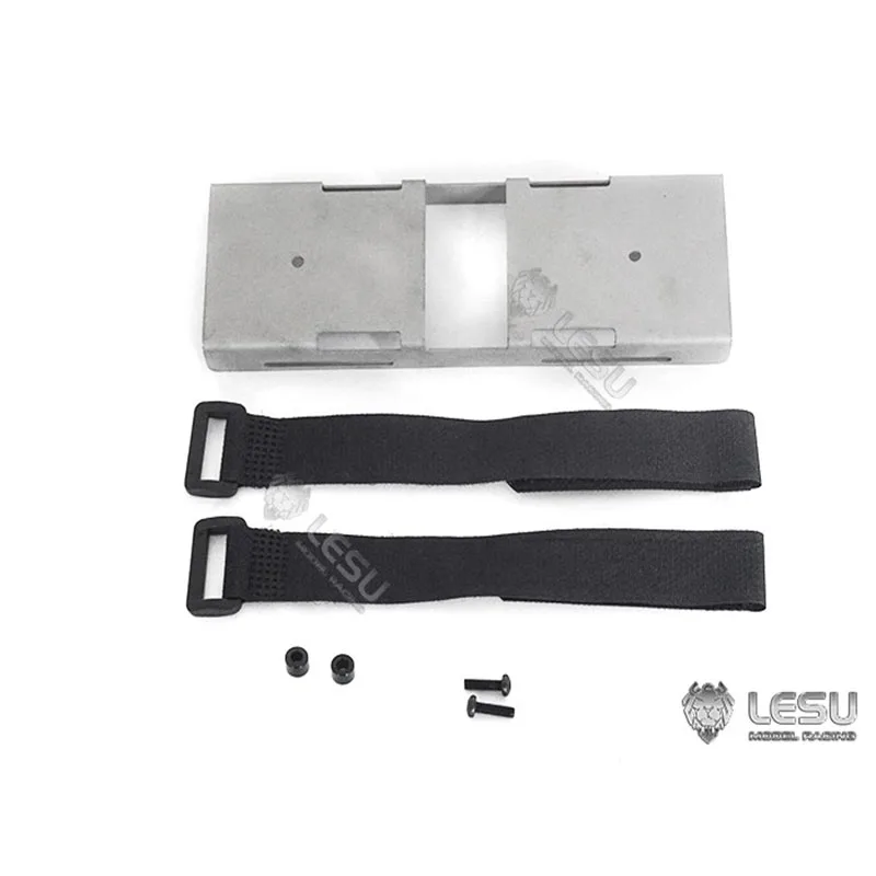 LESU جزء صندوق بطارية معدني فتحات البطارية لتقوم بها بنفسك 1/14 Tamiya RC شاحنة جرار قلابة في الهواء الطلق TH20601