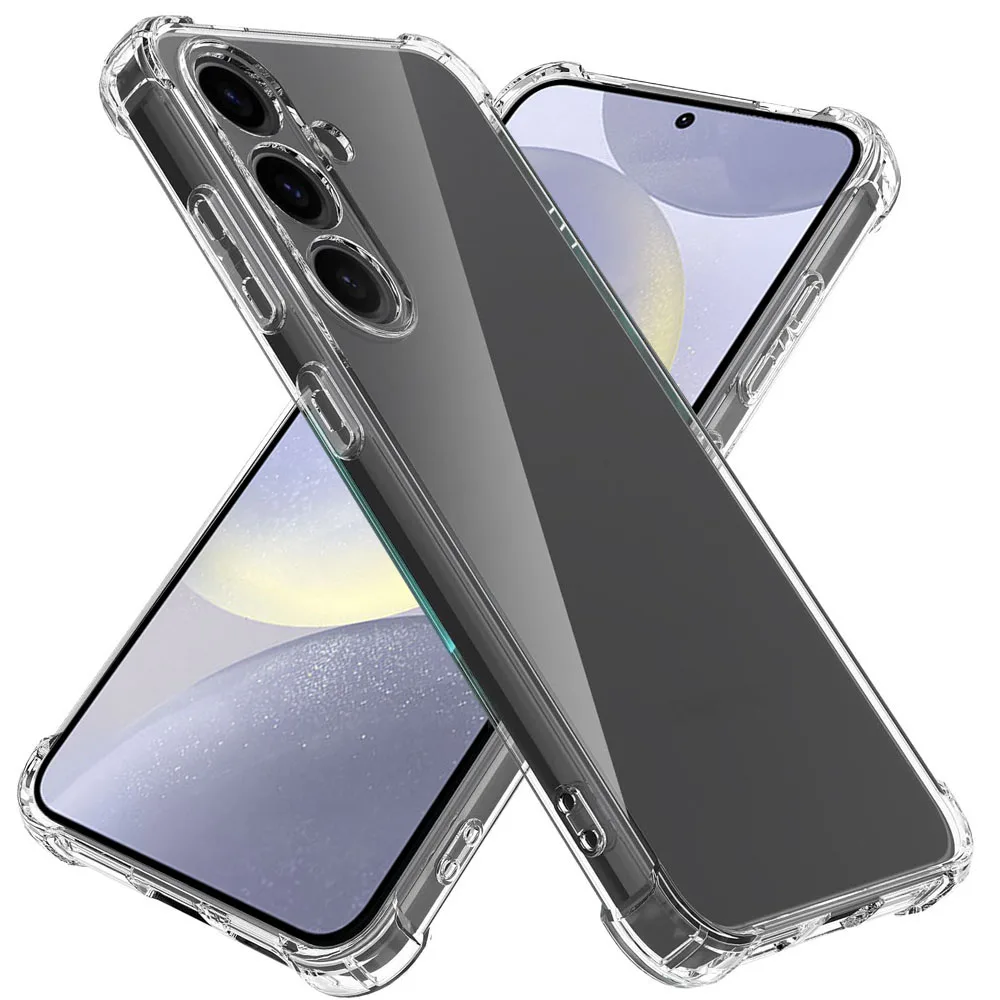 

Shockproof Clear Silicone Case For Samsung Galaxy S24 Ultra S23 FE S22 Plus Soft TPU Shell A05 A15 A25 A35 A55 Bumper Back Cover
