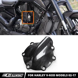 Fit For Harley V-Rod VROD VRSC Night Rod VRSCDX Muscle VRSCF VRSCAW VRSCA 2002-2017 Carbon Fiber Engine Water Pump Guard Cover