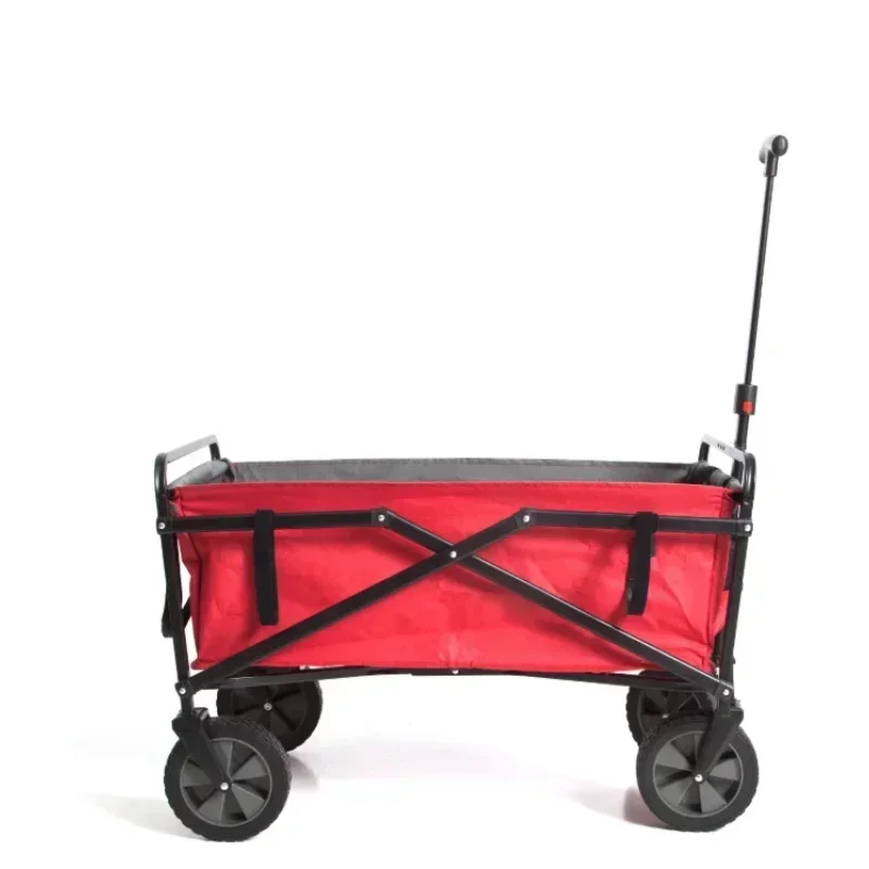 Mini Camping Trolley Folding Wagon Carts Foldable Outdoor Wagon 3 Years 4 Pcs 51x57x90cm Four-wheel Enclosed 1pc/ctn 100pcs W007