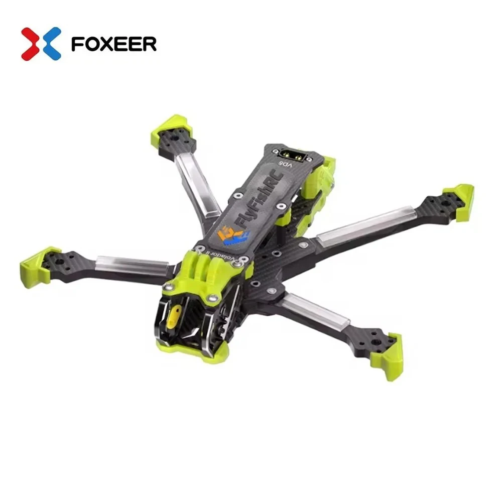 

FlyFishRC Volador II VD5 V2 FPV Drone Kit 5inch Frame Compatible with DJI O4 Air Unit RC T700 Deadcat for Cinematic Flying