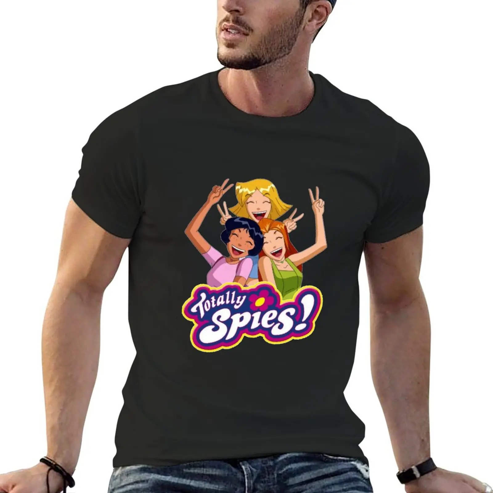 Totally Spies Peace T-Shirt summer clothes basketball graphic tees funny t shirts men