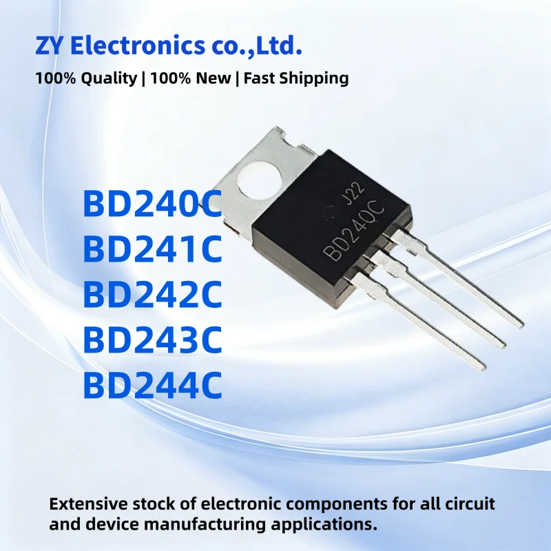 10PCS BD240C BD241C BD242C BD243C BD244C BD240 BD241 BD242 BD243 BD244 TO-220 100% New and quality