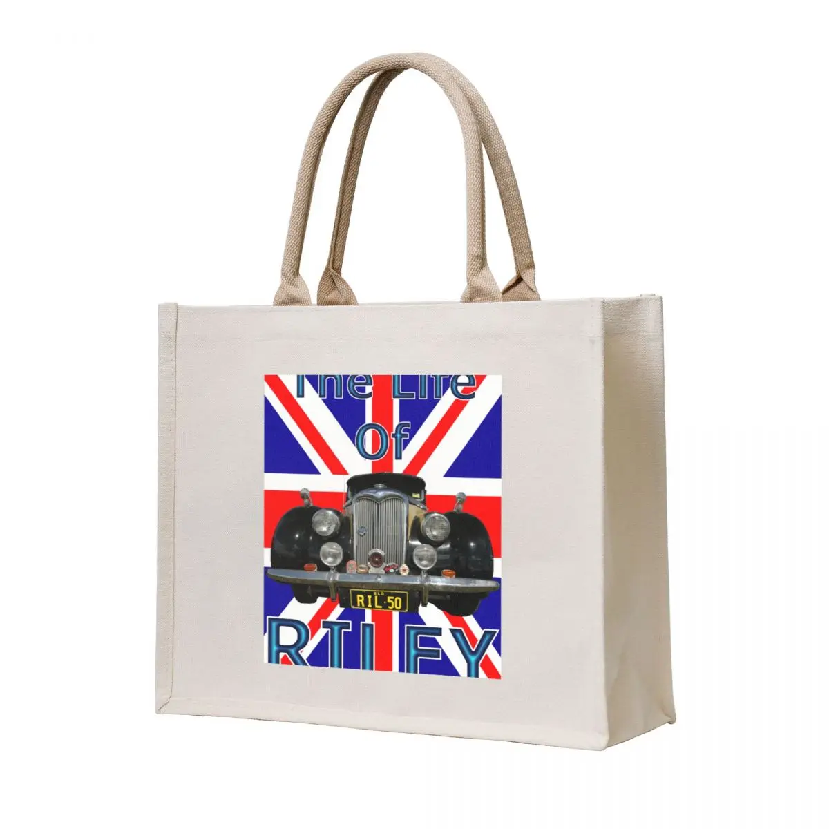 

Life Of Riley Design Tote Bag tote bag men bags woman 2025 canvas tote Gift bags