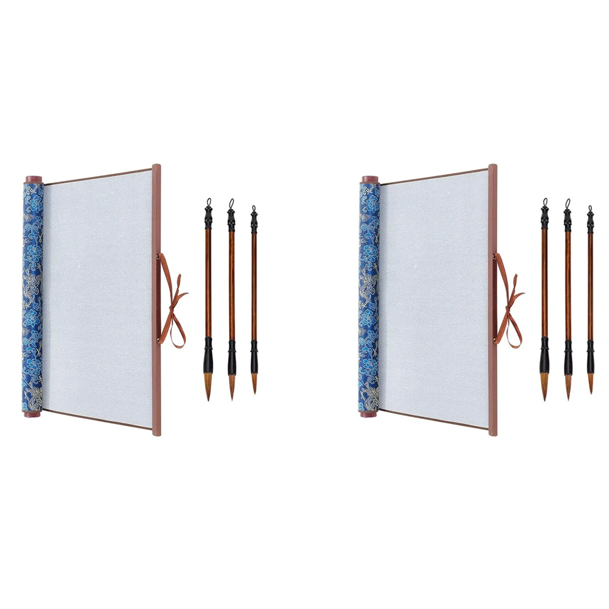 Juego de caligrafía china sin tinta, 8X, reutilizable, escritura con agua, rollo de tela mágica, bolígrafos de escritura de caligrafía tradicional