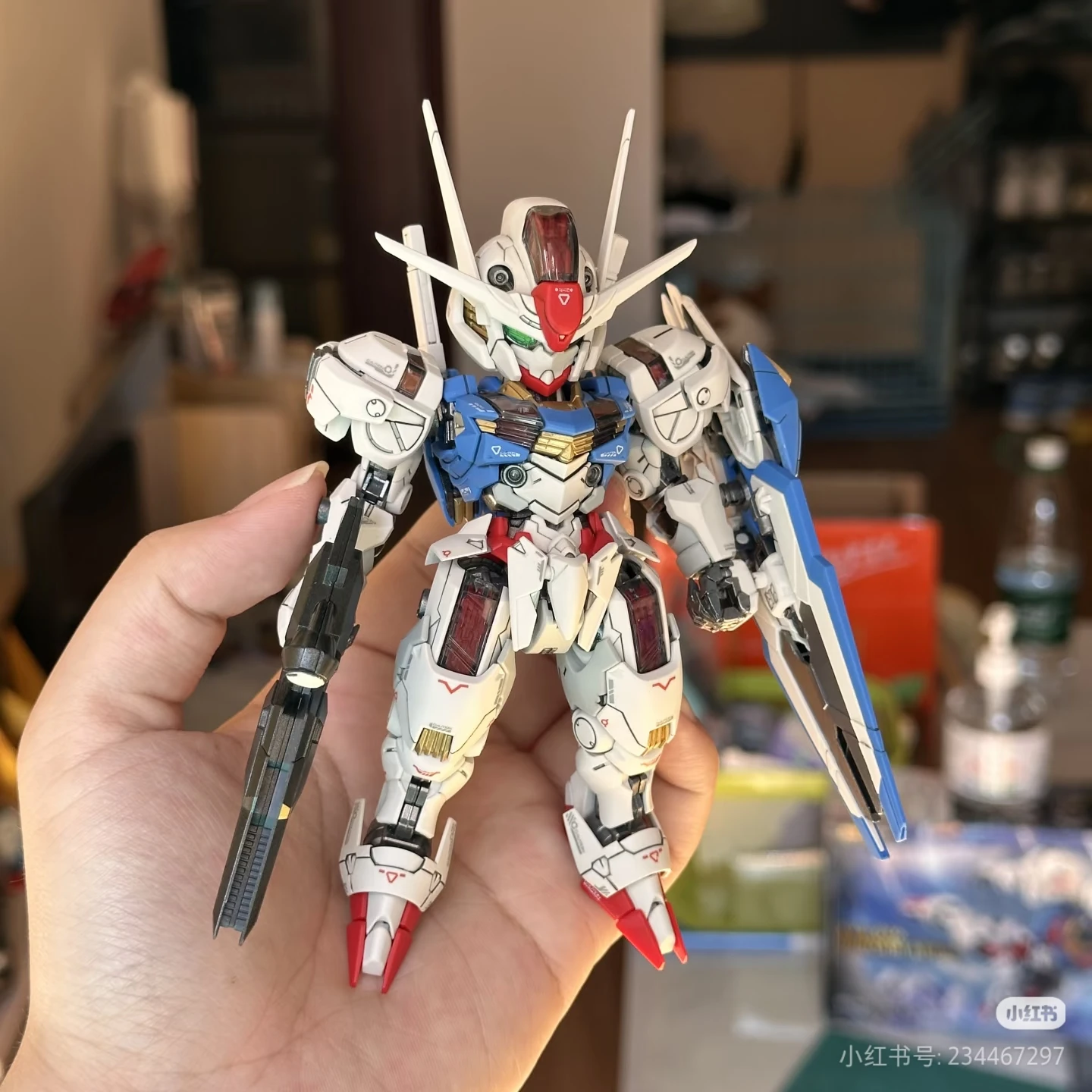 

Коллекционная модель Bandai MGSD XVX-016: пластиковый конструктор-скелет для сборки, фигурка аниме-персонажа, подарок для любителей аниме