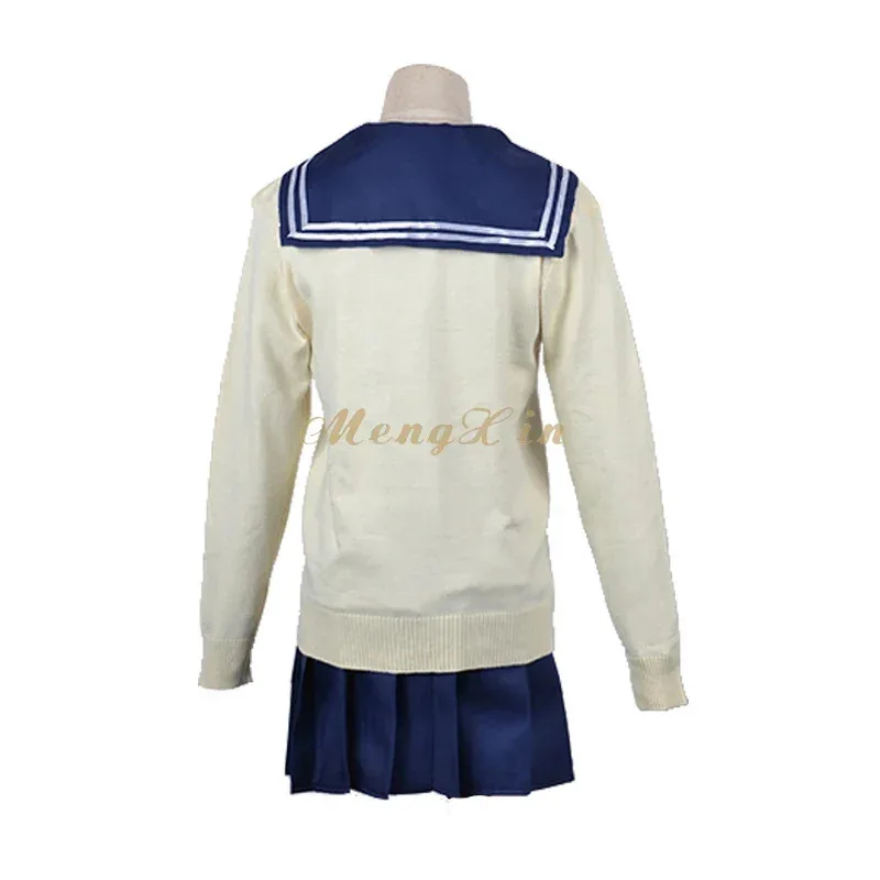 Anime My Cosplay Costume Boku No Hero Academia Himiko Toga JK Uniform Sweater Coat Wig Shoes Halloween Clot JP2934s;2,k'5,t;8.