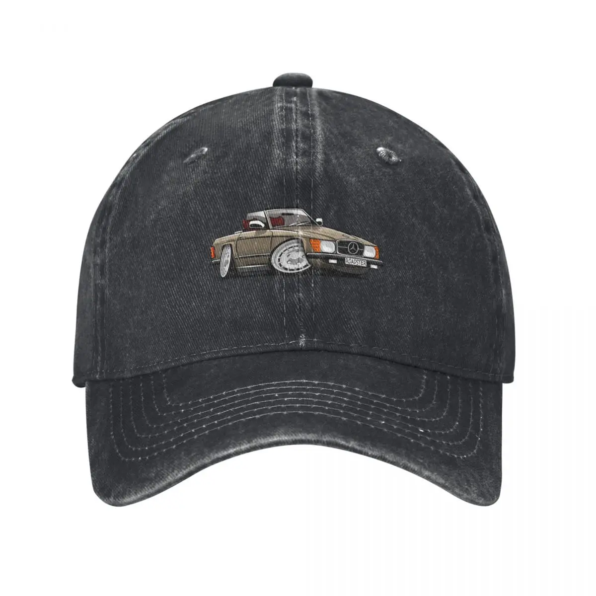 Mercedes R107 roadster gold Baseball Cap Rave Hat men Funny hats Icon Ladies Men's