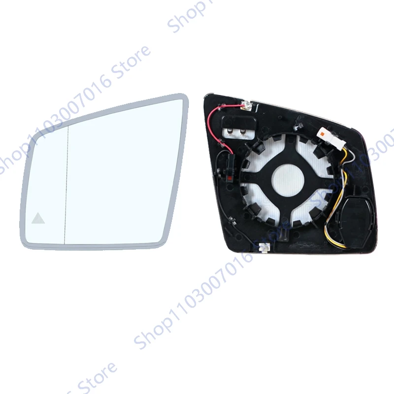 

Car Rear View Mirror Anti-glare For Mercedes Benz W166 X166 W164 W251 Left Rearview Mirror Len With Heated Blind Spot 1668101319