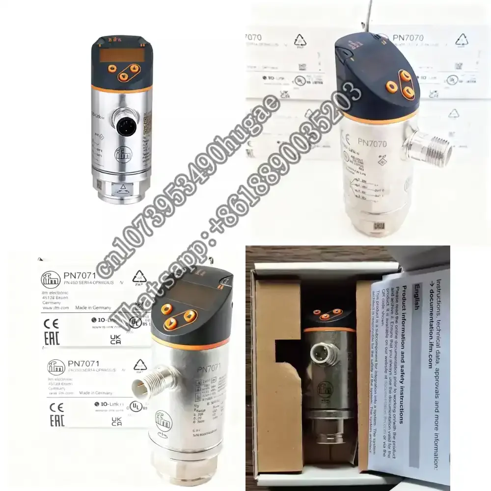 

IFM Pressure Sensor for PN7070 PN7071 PN7078 PN7092 PN7093 PN7094 PN7096 PN7034 Industrial Automation Sensor for PLC Control