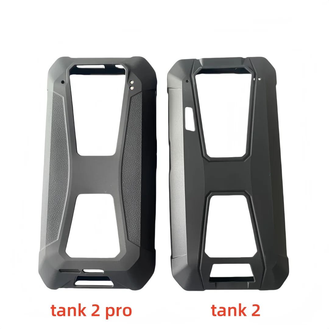 Silicone Phone Case for Unihertz 8849 Tank 2 Pro, Black Cover, Official, Original, Luxury