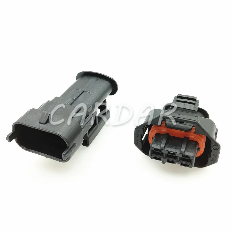 1 Set 3 Pin 1928403968 1 928 403 968 Car Rail Pressure Sensor Wire Harness Waterproof Socket Auto Parts