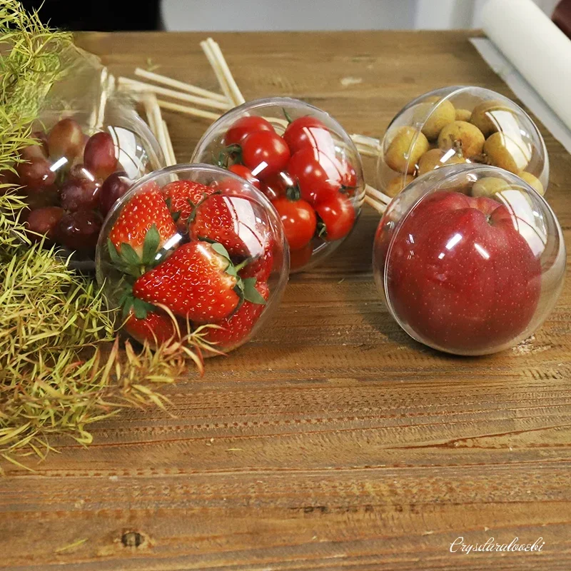 Acrylic Ball Gift Packaging Boxes Craft DIY Accessories Florist Flower Bouquet Wrapping Materials