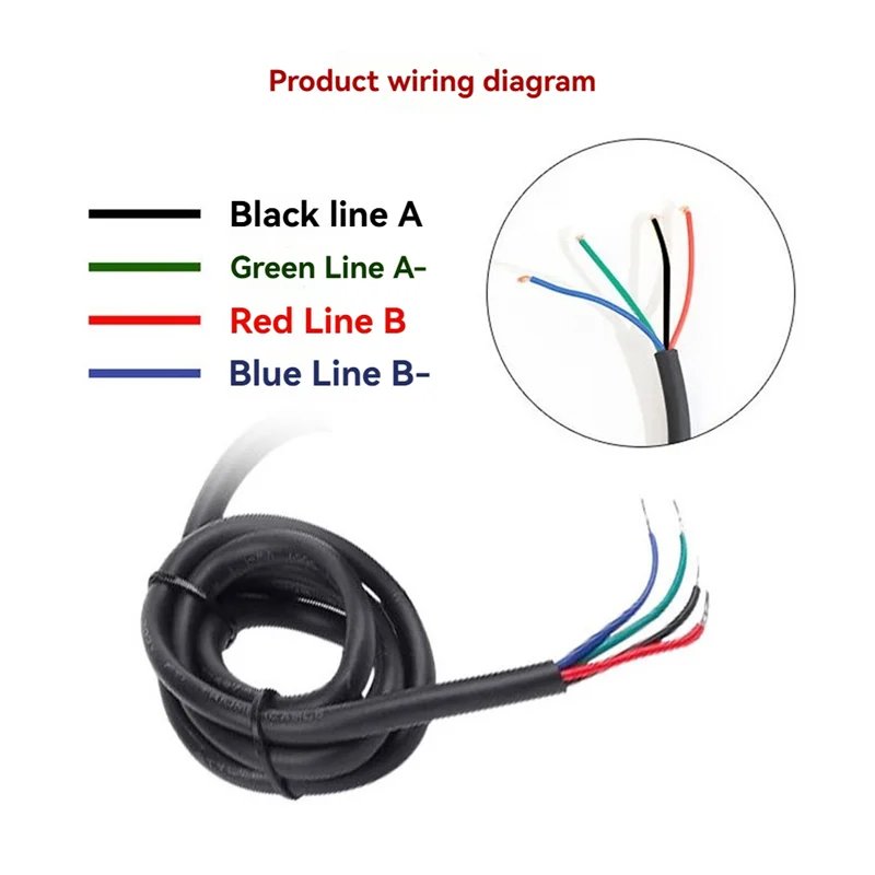 VO-1Pcs 12-24V 48Mm 스테퍼 모터 Nema 17 스테퍼 모터 LDO-42STH48-2804AH-R 모터 3D 프린터용 1.8도 2상