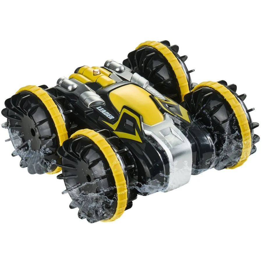 

Amphibious Remote Control Car Boat 2.4 GHz 4WD RC Boat Adults Yellow