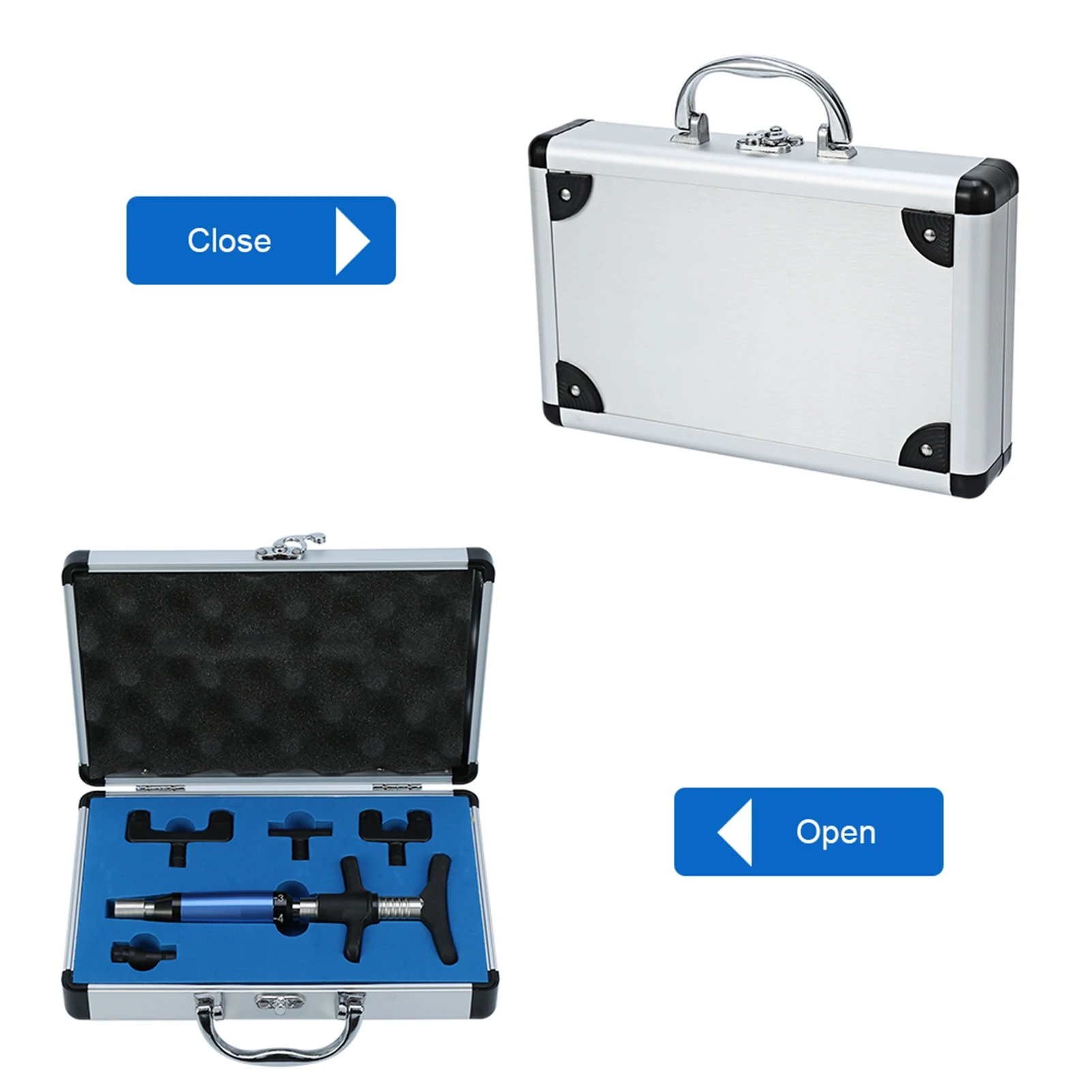 2 أنواع 6 مستويات دليل العلاج بتقويم العمود الفقري العمود الفقري ضبط أداة مصحح Forth مدلك بتقويم العمود الفقري أداة ضبط العلاج بتقويم العمود الفقري