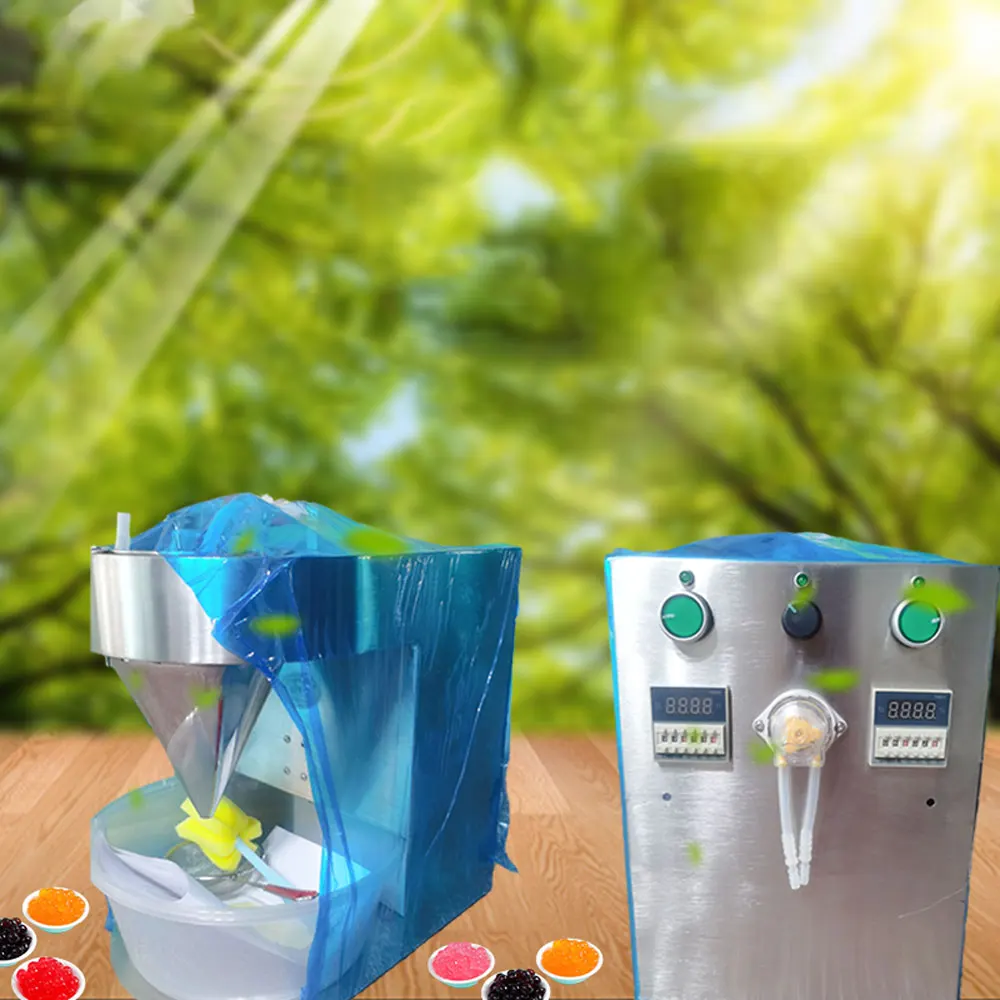 Piccola macchina commerciale automatica per sabbiatura di perline macchina per palline di perle di gelatina macchina per palline di tapioca