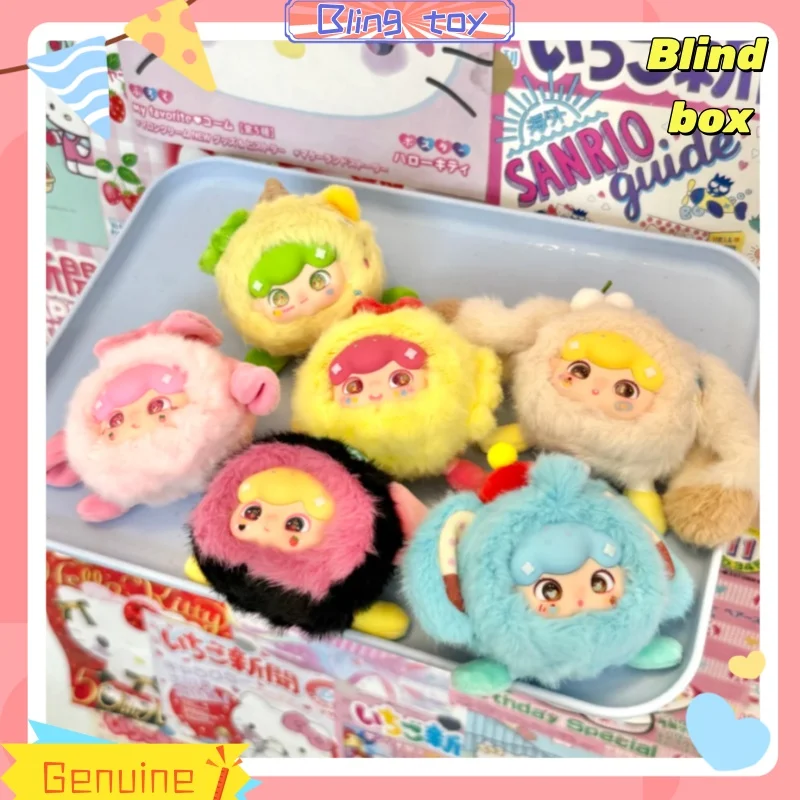 

Новый оригинальный запас Bili Animal Dessert Shop Series слепая коробка милая кукла кулон украшение игрушка кукла орнамент подарок на день рождения для девочек